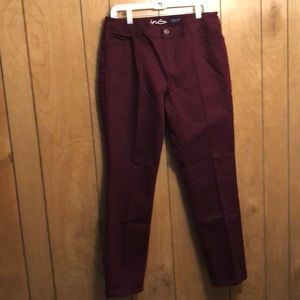 Maroon jeans